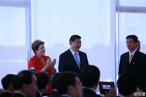 中巴两国元首共同出席百度巴西葡语搜索引擎启动仪式